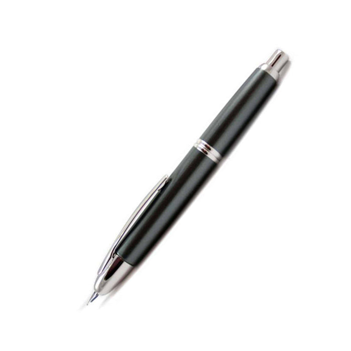 Pilot Vanishing Point fountain pen in gun metal grey with an elegant design and extra-fine nib.