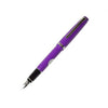 Pilot Falcon fountain pen with purple and rhodium accents, featuring a soft extra-fine nib and elegant design.