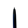 Blue matte Pilot Vanishing Point fountain pen with sleek design and gold accents, showcasing its clip and nib.