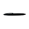 Pilot Vanishing Point fountain pen in black matte finish with a sleek design and gold accents, displayed on a white background.