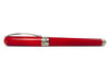 Pineider Avatar UR fountain pen in Devil Red with extra-fine nib, sleek design and glossy finish.