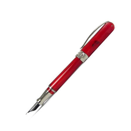 Pineider Avatar UR Fountain Pen in Devil Red with a sleek, elegant design and fine nib for smooth writing.