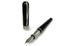 Pineider Avatar UR fountain pen in Graphene Black with an elegant design and extra-fine nib for smooth writing.