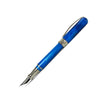 Pineider Avatar UR fountain pen in Neptune Blue with an elegant design and fine nib, showcasing the luxurious writing instrument.