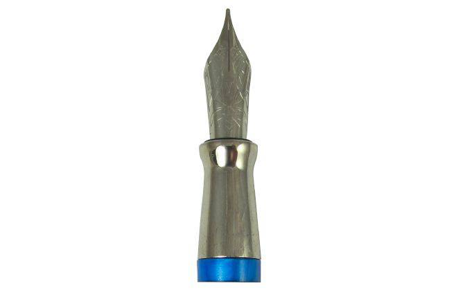 Pineider Avatar UR fountain pen in Neptune Blue with an elegant design and fine nib, ideal for writing enthusiasts.