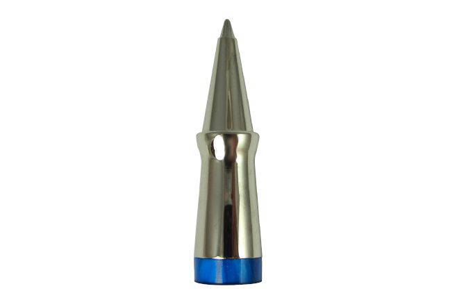 Pineider Avatar UR Rollerball Pen in Neptune Blue with sleek design and silver accents, ideal for professional writing.