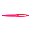 Pink Esterbrook Estie fountain pen in closed position, showcasing its sleek design and vibrant color.