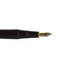 Platinum Izumo Soratame fountain pen with fine nib, featuring elegant design and gold accents from Platinum Pen Company.