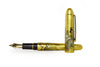 Platinum Century fountain pen by Platinum Pen Company with intricate ascending dragon design on the fine nib.
