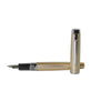 Platinum Century Fountain Pen in Procyon Champagne Gold with fine nib, elegant writing instrument by Platinum Pen Company