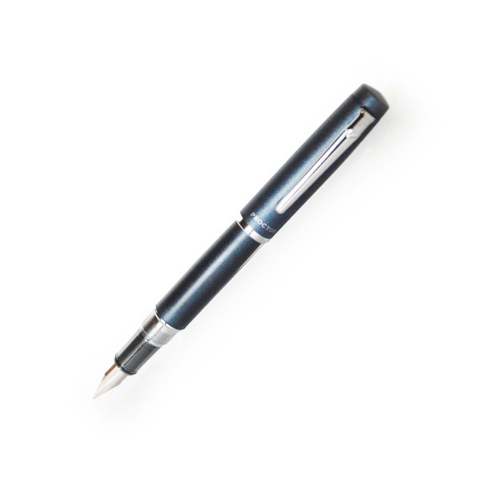 Platinum Century fountain pen with Procyon Deep Sea Blue ink color, featuring a sleek design and fine nib from Platinum Pen Company.