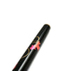 Platinum Maki-e fountain pen featuring a detailed goldfish koi fish design on the black lacquer body.