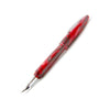 Rebecca Moss Spirit II black crackled fountain pen with gold accents, elegant writing instrument for fine handwriting.