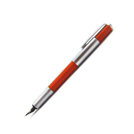 Rebecca Moss Turbo fountain pen in black with sleek design and gold accents, close-up of the premium writing instrument.