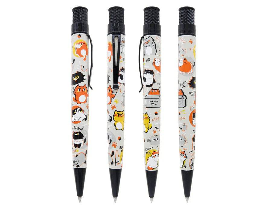 Retro 51 Tornado Rescue Cat Rescue Series 5 mechanical pencil with sleek design and detailed cat rescue artwork.