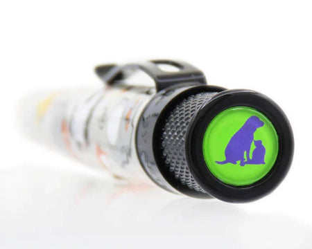 Retro 51 Tornado Rescue Cat Rescue Series 5 mechanical pencil with sleek design and colorful artwork featuring a rescue cat.