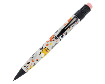 Retro 51 Tornado Rescue Cat Rescue Series 5 mechanical pencil with a detailed rescue-themed design and sleek metal body.