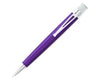 Retro 51 Lacqeur Color Series rollerball pen with black body and silver accents, stylish writing instrument.