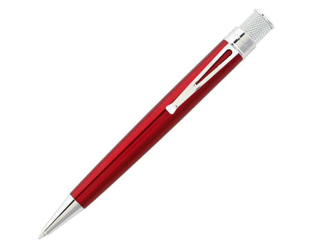 Retro 51 Lacqeur Color Series rollerball pen with black barrel and sleek design, showcasing the stylish writing instrument.