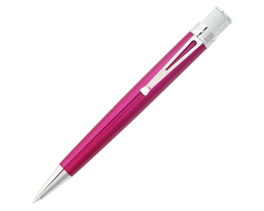 Black Retro 51 Lacqeur Color Series rollerball pen with sleek design, featuring a smooth ink flow and stylish finish.
