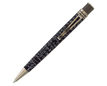 Retro 51 Tornado rollerball pen in Vintage Metalsmith Albert design with metal accents, stylish and vintage-inspired writing instrument.
