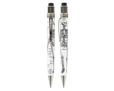 Retro 51 Tornado Vintage Metalsmith rollerball pen with Dr. Gray Pencil design, featuring a sleek metal body and premium writing tip.
