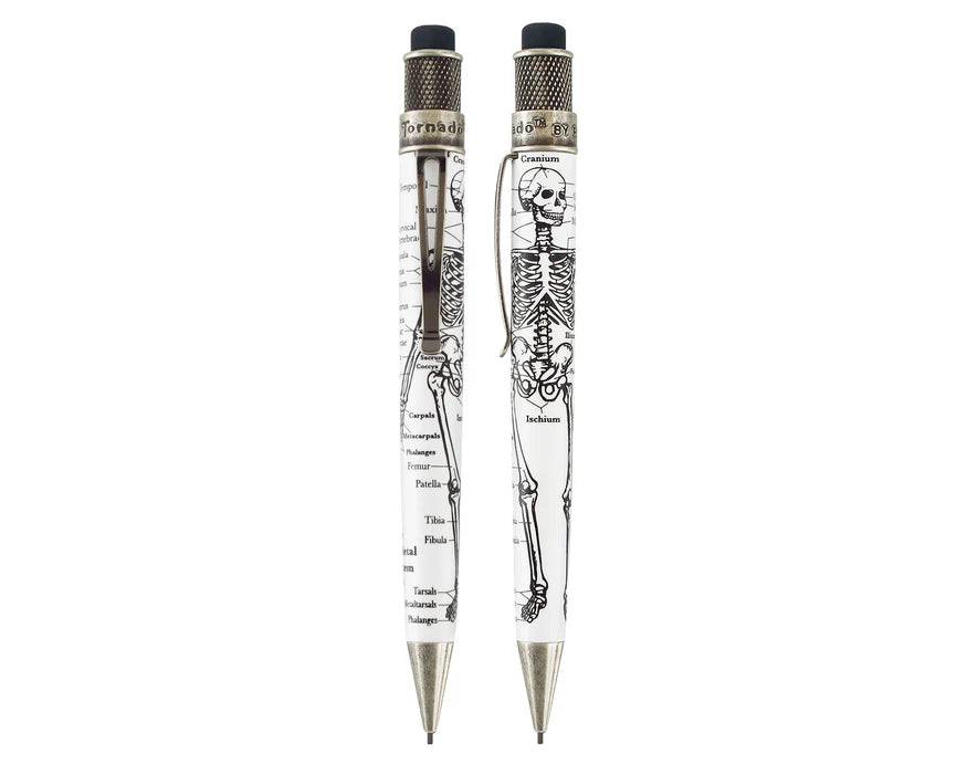 Retro 51 Tornado Vintage Metalsmith rollerball pen with Dr. Gray Pencil design, featuring a sleek metal body and premium writing tip.