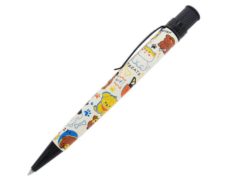 Retro 51 Tornado Rescue Dog Rescue Series 5 rollerball pen with detailed dog rescue artwork on the barrel.
