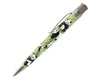 Retro 51 Smithsonian Collection rollerball pen featuring hummingbird and flower design, slim metal body with black grip.