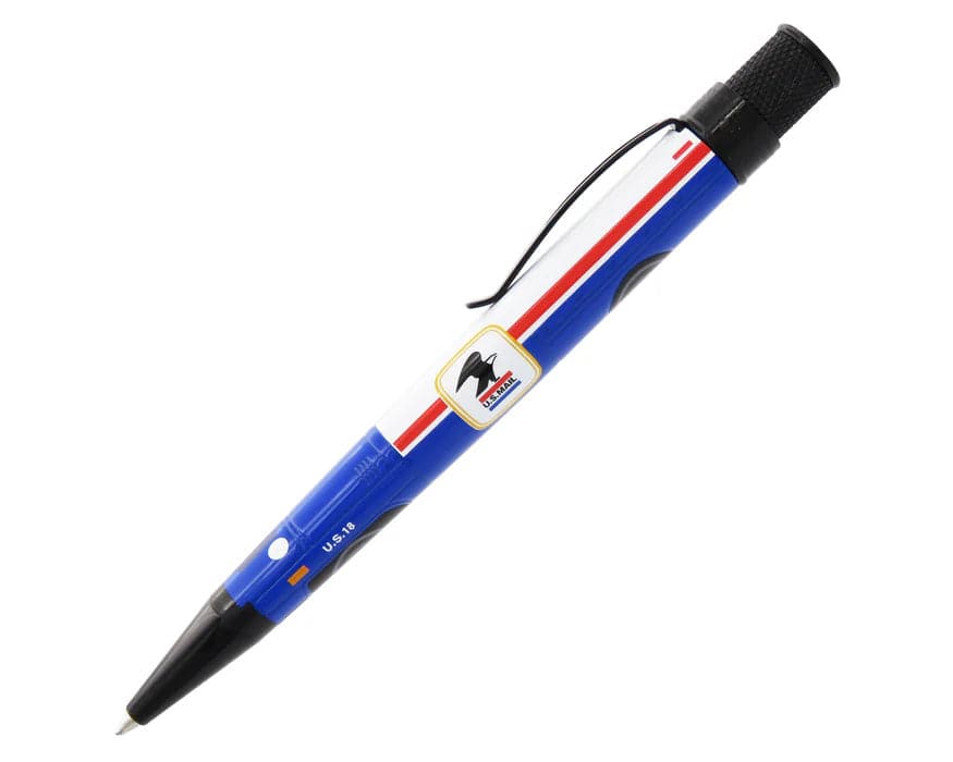 Retro 51 Smithsonian Collection rollerball pen with hummingbird and flower design, featuring a sleek, modern look.