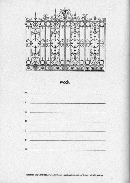 Rossi A5 soft cover stitched journal with Bat design, featuring a durable cover and stitched binding for everyday writing.