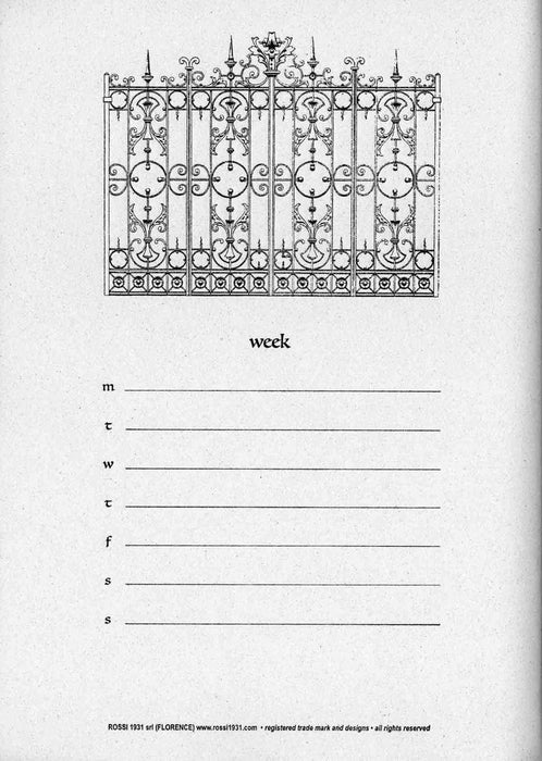 Rossi A5 soft cover stitched journal with Bat design, featuring a durable cover and stitched binding for everyday writing.