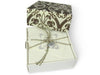 Rossi AD 1404 Charta Italica 4x4 inch place cards with elegant cream paper for table setting and event signage.