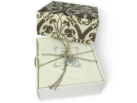 Rossi AD 1404 Charta Italica 4x4 inch place cards with elegant cream paper for table setting and event signage.