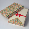 Set of Rossi Florentine Notecards featuring elegant stationery with intricate floral designs, perfect for personalized notes.