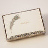 Rossi Peacock Classico Notecards featuring elegant peacock feather designs on high-quality stationery.