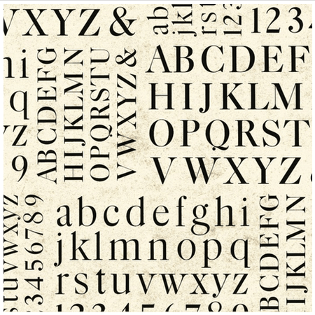 Rossi alphabet wrapping paper featuring colorful letter designs on white background, ideal for gift wrapping and crafts.