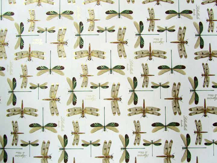Rossi dragonflies wrapping paper with colorful dragonfly patterns, ideal for gift wrapping and special occasions.