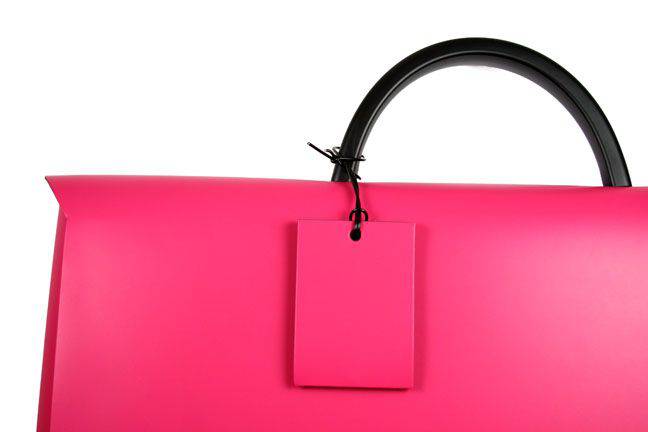 Dark blue San Lorenzo regenerated leather convention briefcase with sturdy handles and sleek design for professional use.