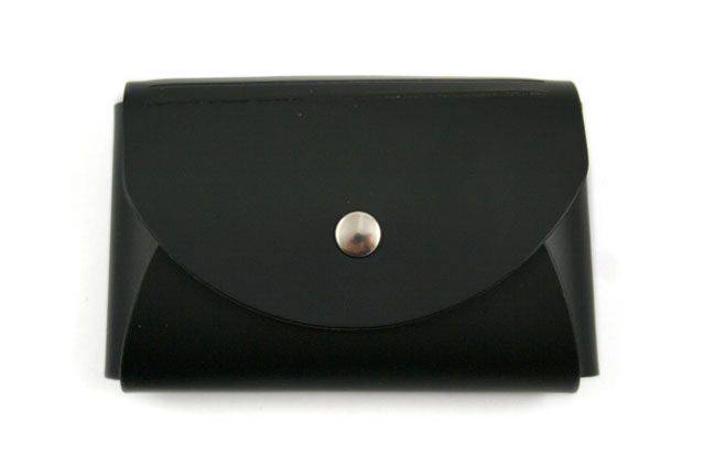 San Lorenzo small pink business card holder made from regenerated leather, designed for organizing and carrying cards.