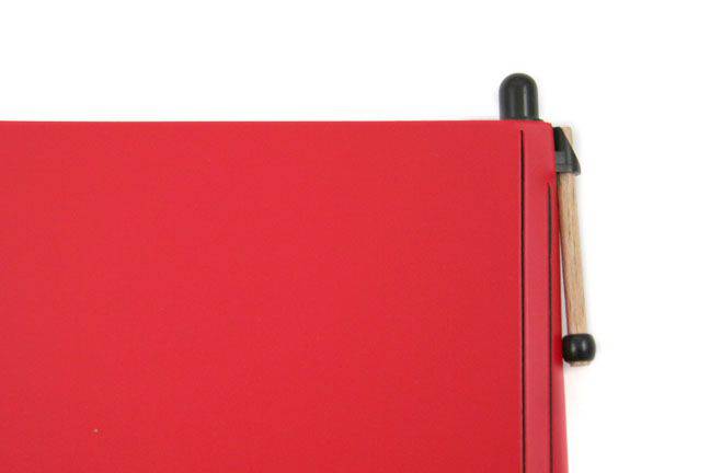 Large San Lorenzo notebook with cognac regenerated leather cover, featuring a textured surface and gold-embossed logo.