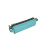 Small black leather pen case by San Lorenzo, designed to hold and protect pens with a sleek, compact appearance.