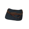 Black leather San Lorenzo Pen Case roll with multiple compartments for pens, stylish and durable leather pen holder.