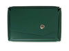 San Lorenzo pink leather wallet with multiple card slots, designed for business and credit cards, made from regenerated leather.