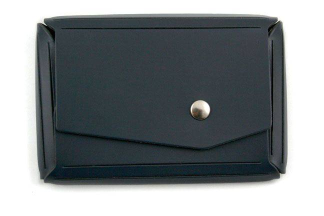 San Lorenzo pink regenerated leather wallet with multiple card slots, designed for business and credit card storage.