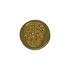 Papier Plume Halloween wax seal featuring a spooky skull design on a dark wax seal for festive stationery.