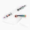 Twsbi Diamond 580 IRIS fountain pen with an extra-fine nib, featuring a clear body and elegant design.