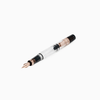 Twsbi Diamond 580 fountain pen in Smoke Rose Gold II with an elegant design and extra-fine nib.