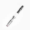 Twsbi Diamond Mini Clear fountain pen with extra-fine nib, transparent body, and sleek design for smooth writing.