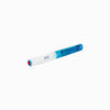 Twsbi Go Sapphire fountain pen with an extra-fine nib, featuring a sleek blue design and transparent barrel.